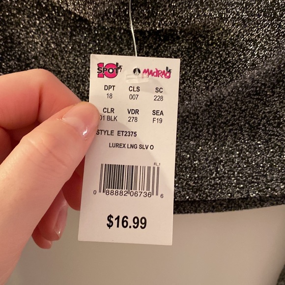 Metallic silver crop top - Picture 5 of 5